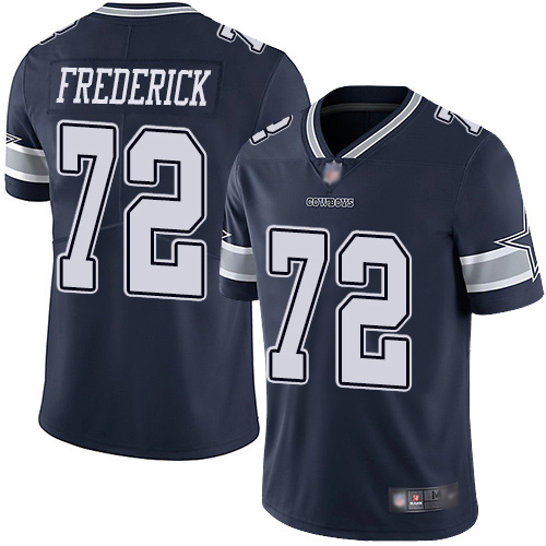 Men Dallas Cowboys Limited Navy Blue Travis Frederick Home #72 Vapor Untouchable NFL Jersey